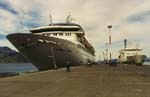 See that giant cruise boat?  That's not ours.
