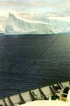 Iceburg of the port bow -- no wonder we didn't want to see Titanic before coming on this trip.
